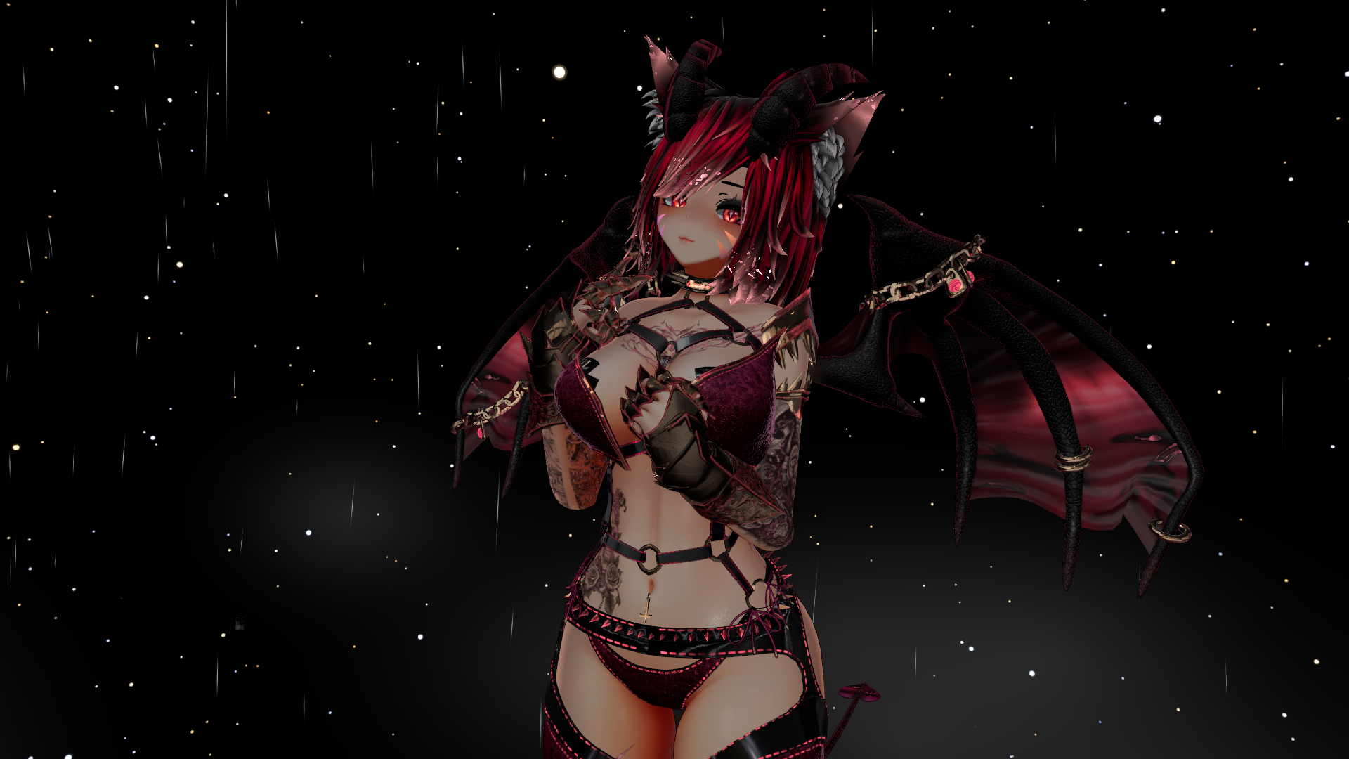 Spooky Demon Tats