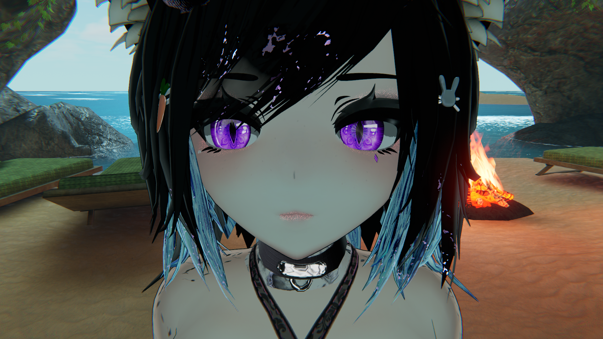 Glitter Face Bunny