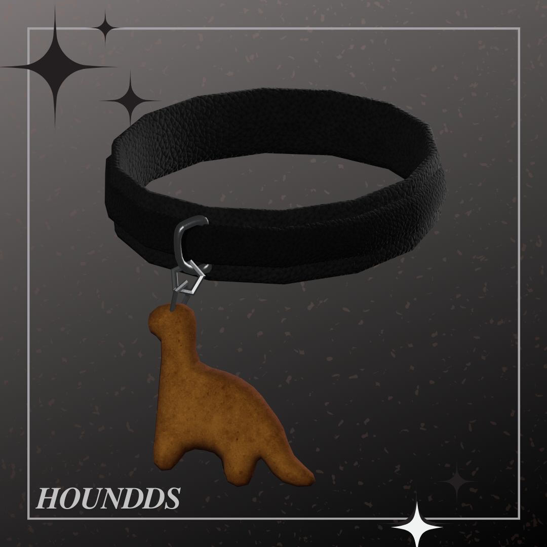 ✧˚. Houndds Dino nugget collar - SERVER FREE - ✧˚.