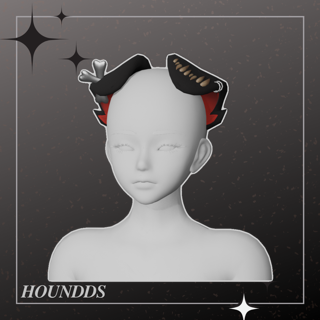 ✧˚. Houndds Demon pup set ✧˚.