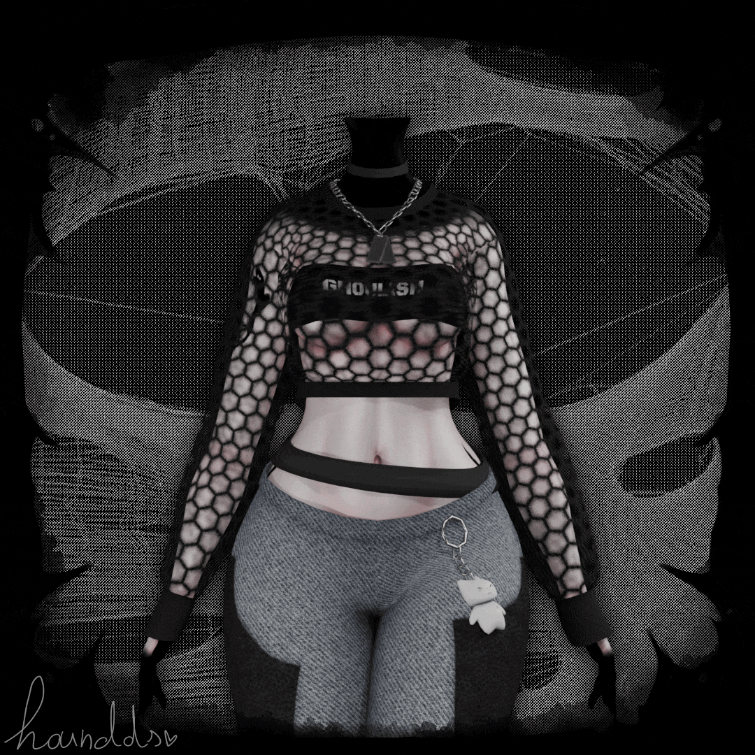 ✧˚. Fishnet Sweater fit ✧˚.
