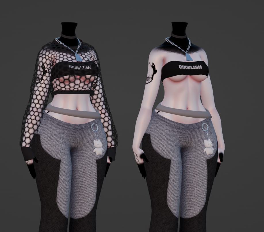 ✧˚. Fishnet Sweater fit ✧˚.