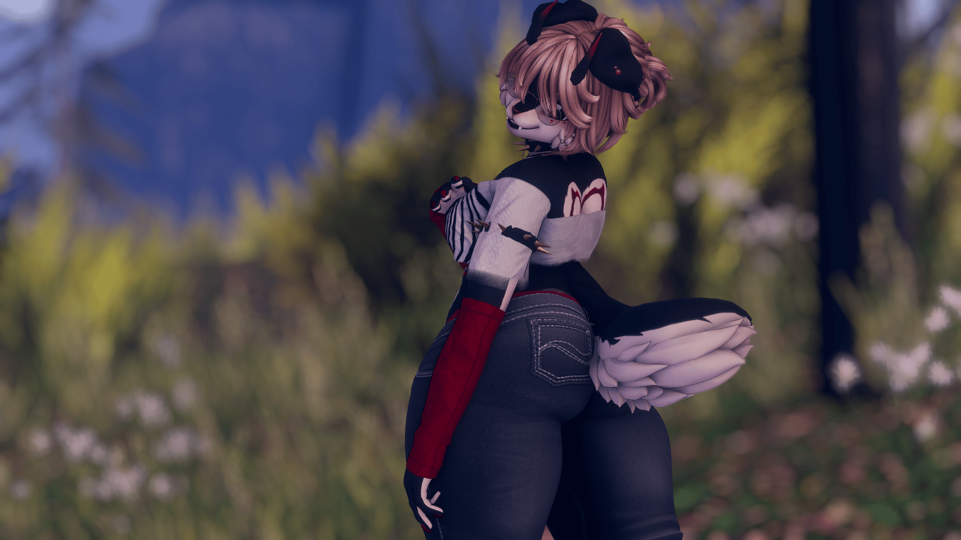 ⋆˚🐾˖° Hellhund - PC only - vrcft - sps ⋆˚🐾˖°