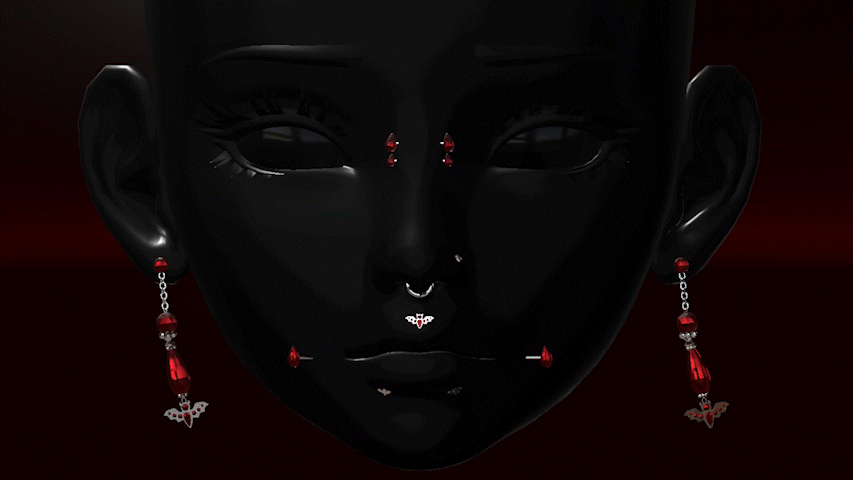 Blood And Bats Piercing Set