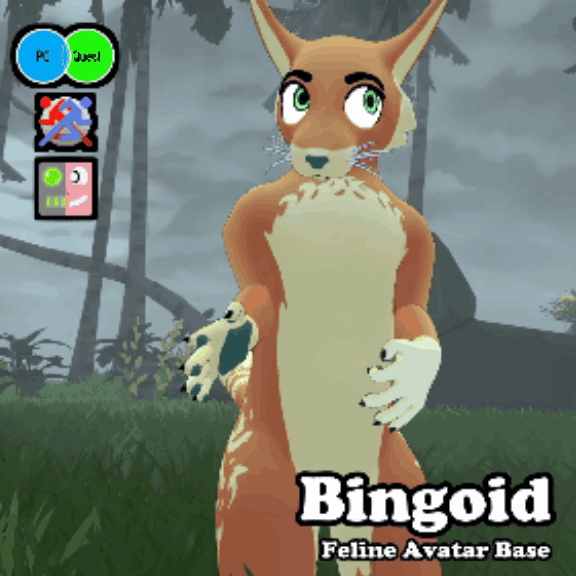 Bingoid Feline VRChat Avatar Base