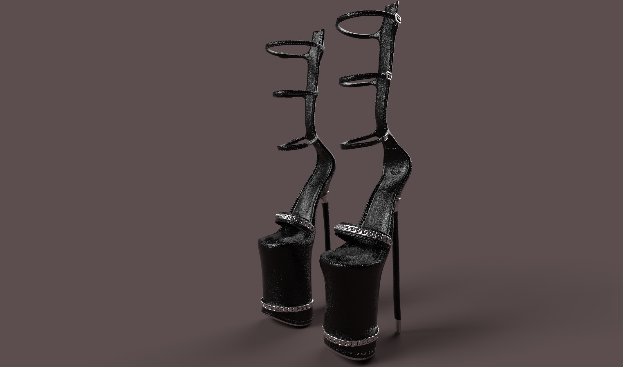 Cuban Strappy Heels