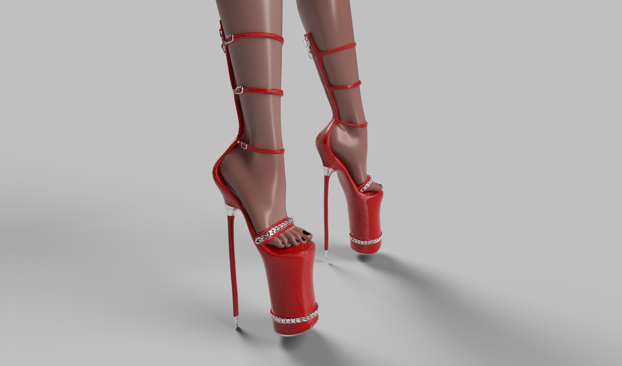 Cuban Strappy Heels