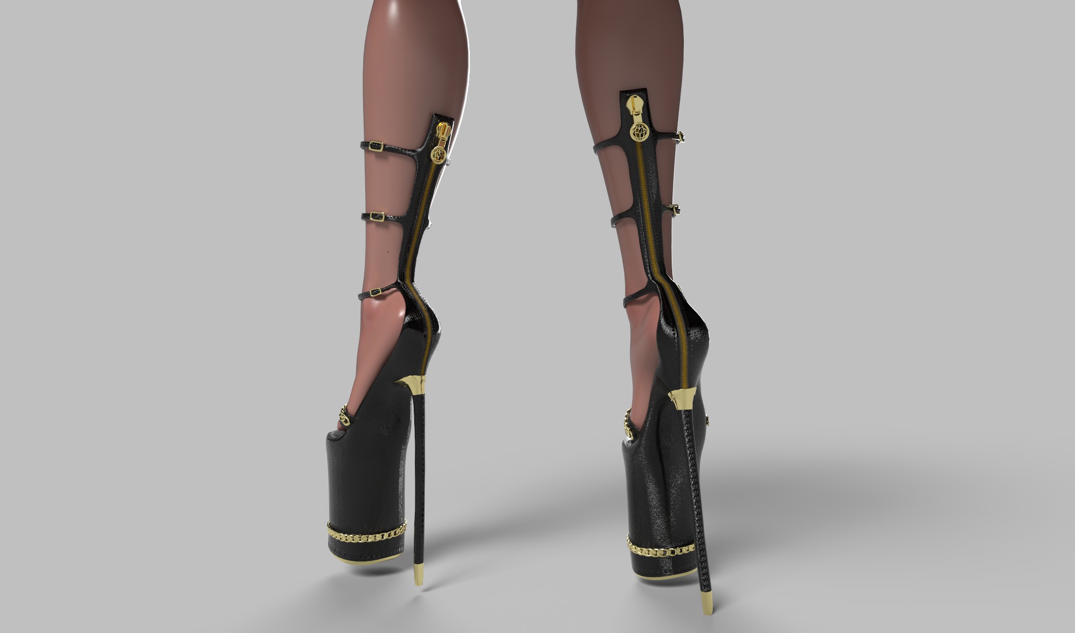 Cuban Strappy Heels