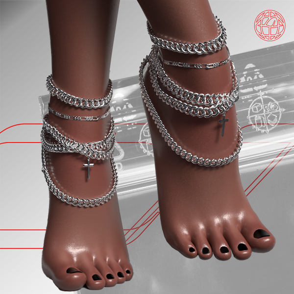 Double Cross Me Anklet (NITRO)