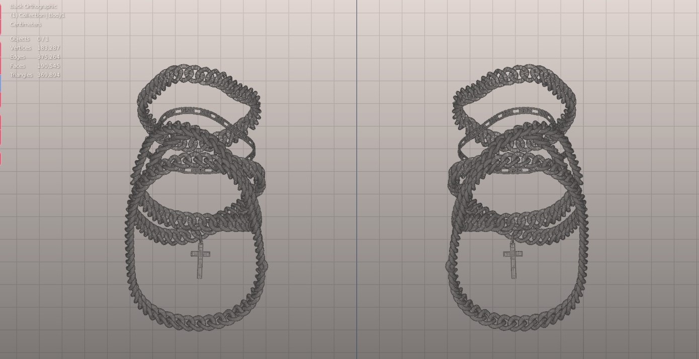 Double Cross Me Anklet (NITRO)