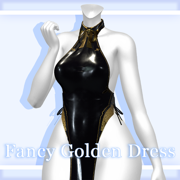Fancy Golden Dress [KittyKat] [Panda, Tori, RP, E-Girl]