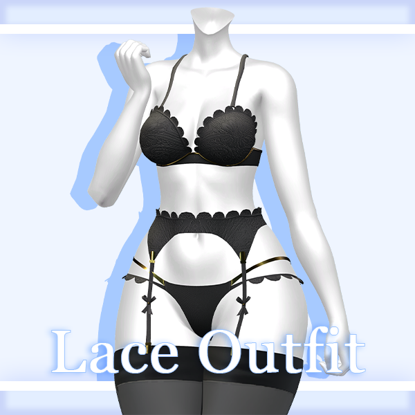 Lace Outfit [KittyKat] [Panda, Tori, RP, E-Girl]