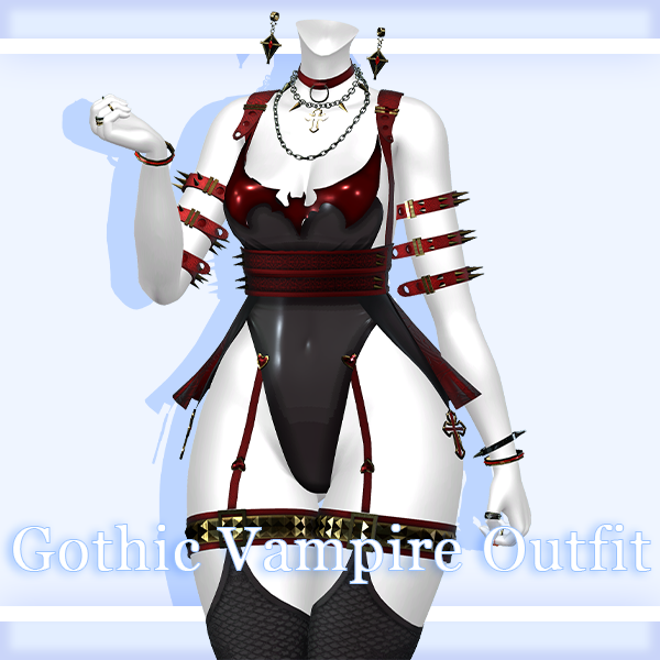 Gothic Vampire Outfit [Panda, Tori, RP, E-Girl]