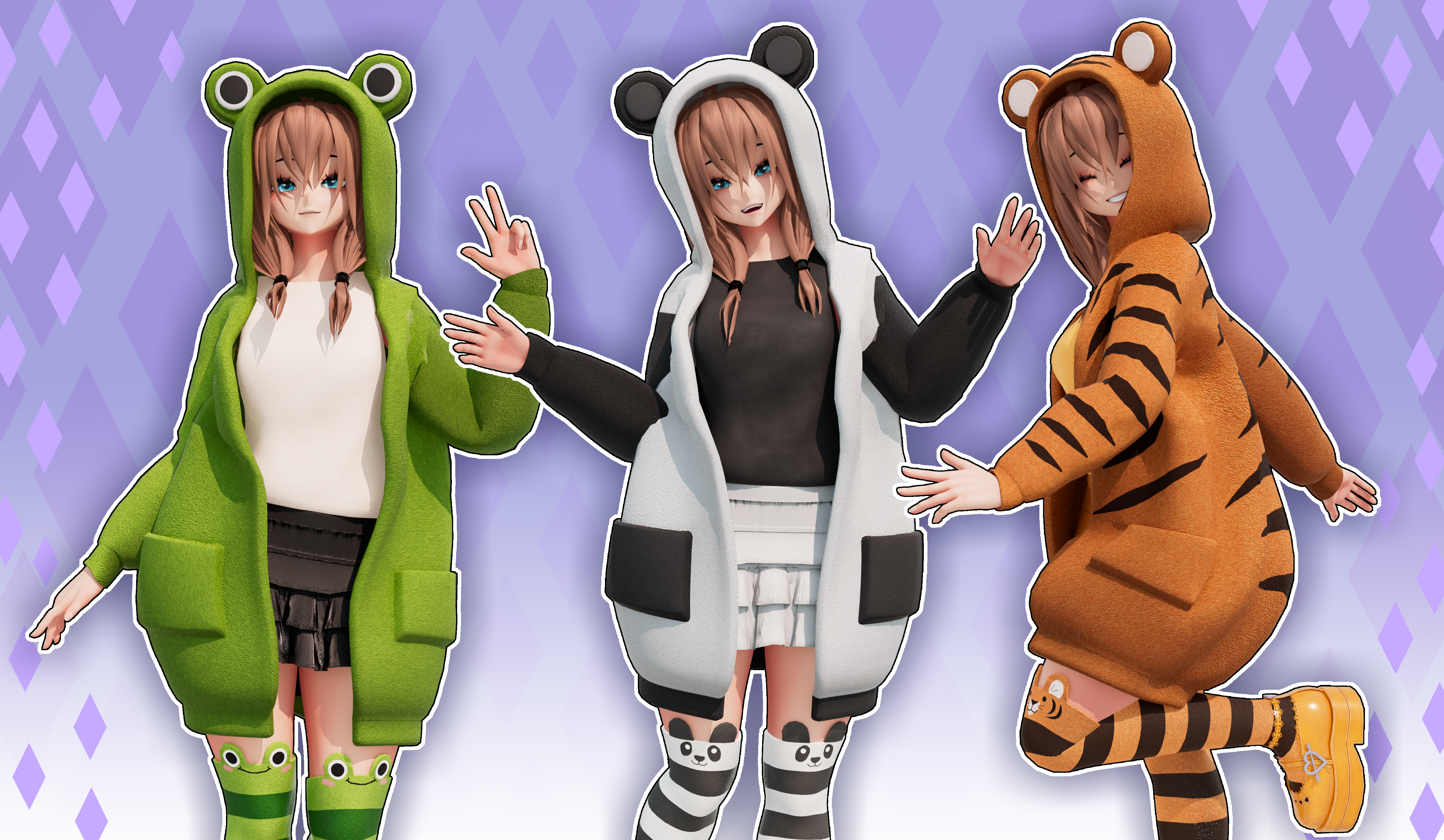 Animal Hoodie Outfit