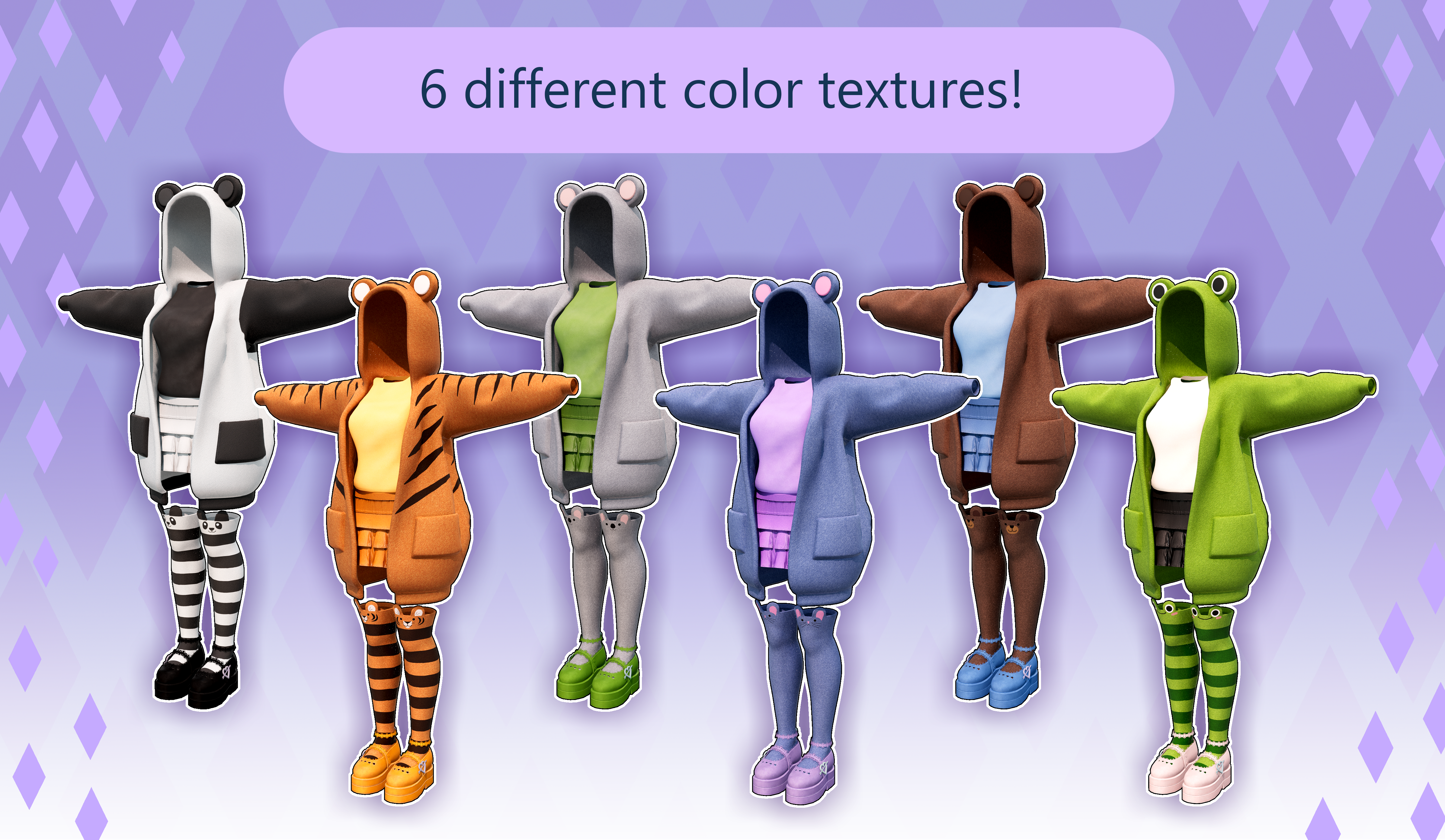 Animal Hoodie Outfit