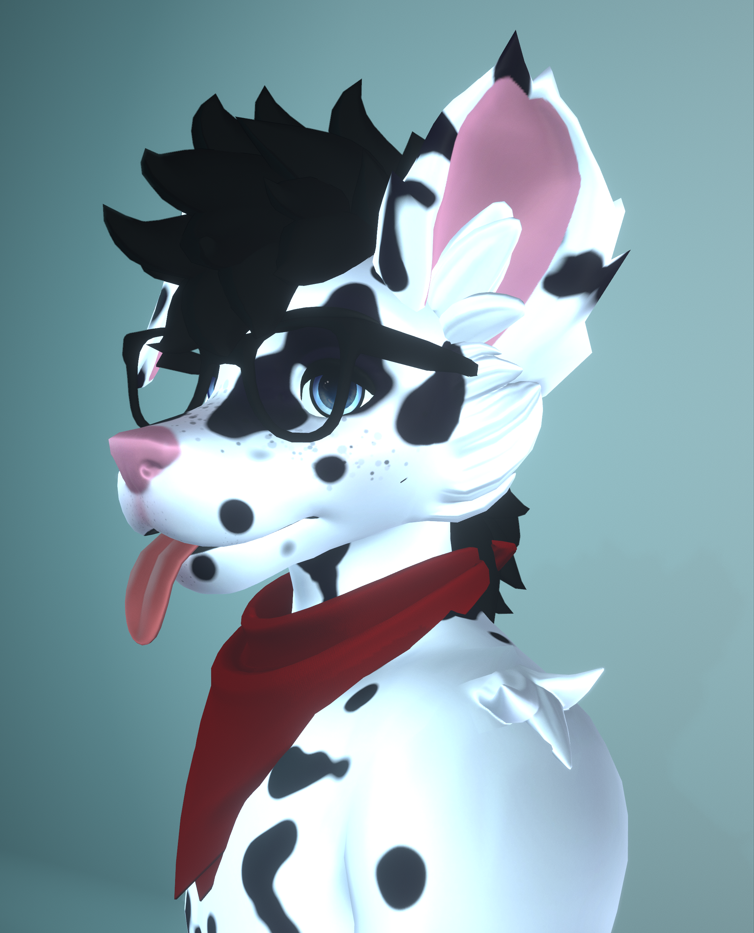 Dalmatian WinterPaw Texture