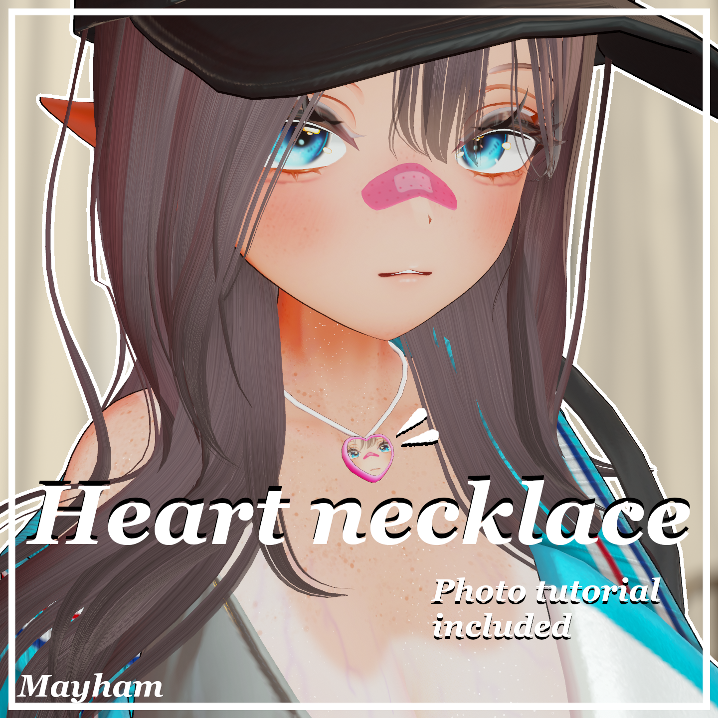 Photo Heart Necklace