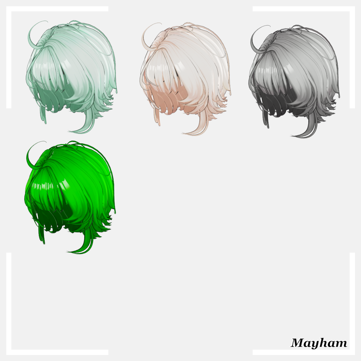 Short wolf hair (12 avatars)