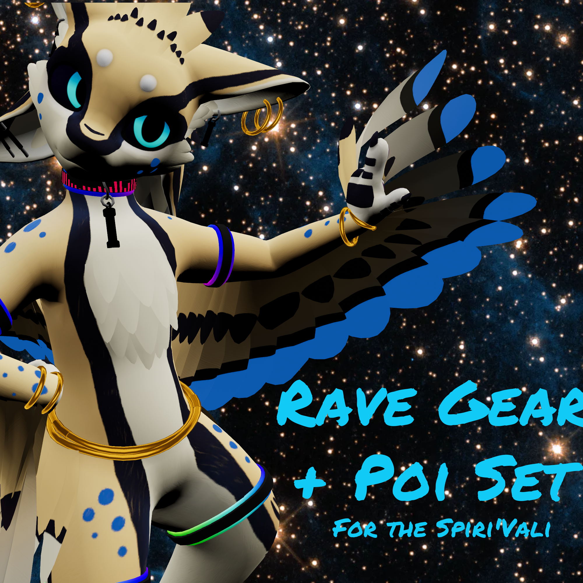 Rave Set + Poi - Spiri'Vali