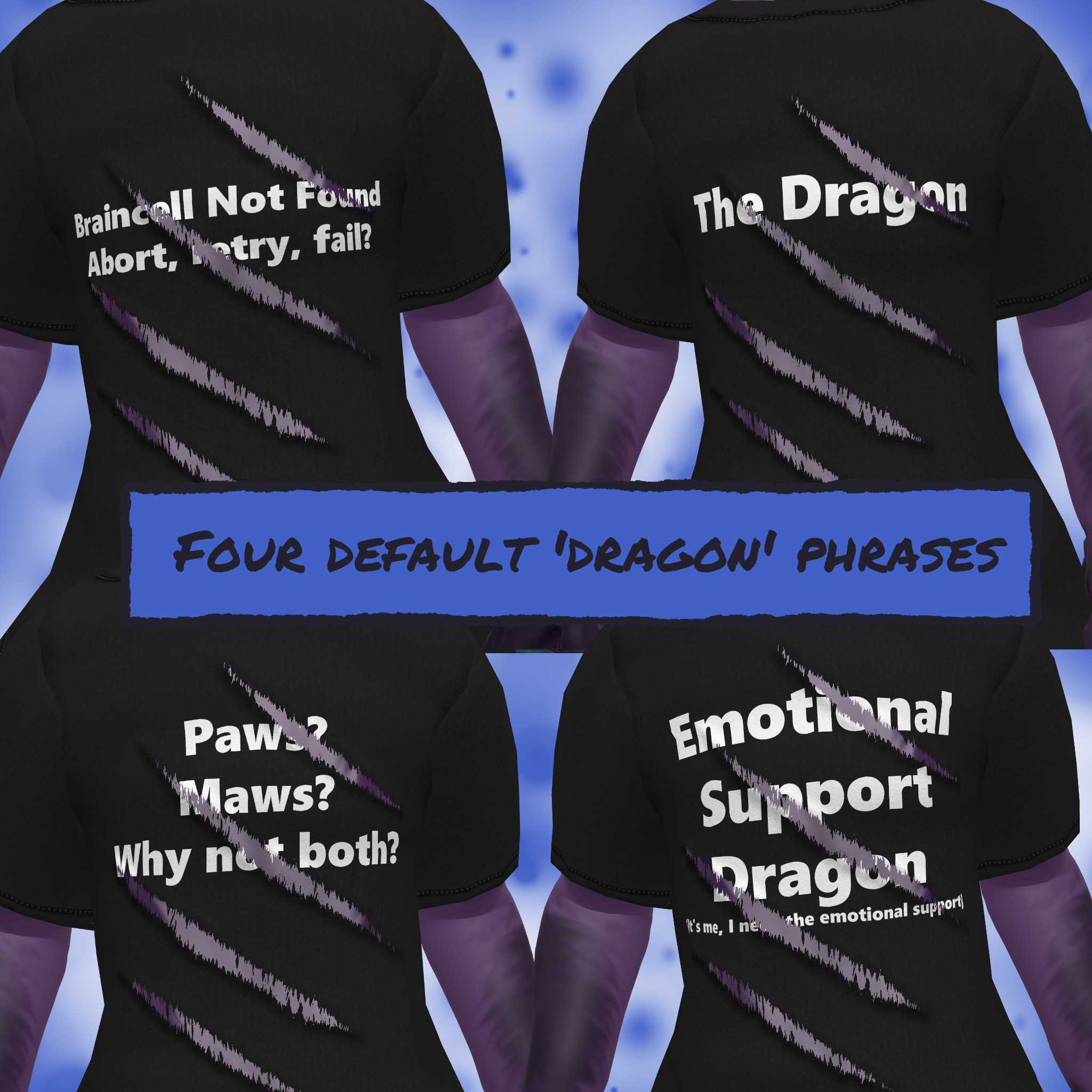 Baggy T-shirt (Moonfang and Spiri'Vali)