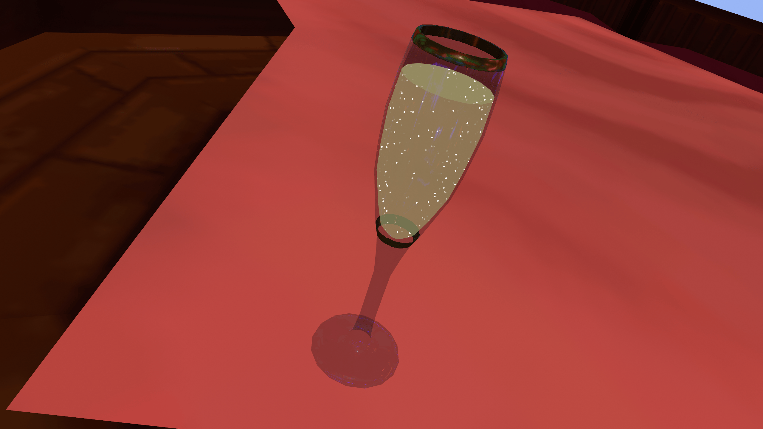 Personal Interactive Champagne Glass (Free!)