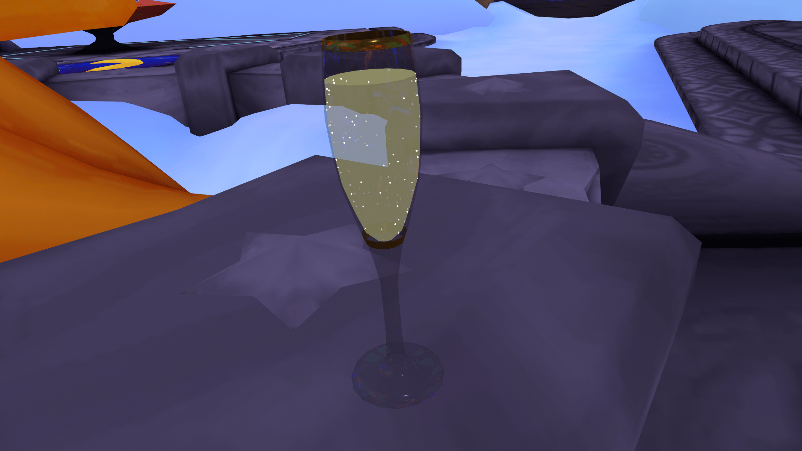 Personal Interactive Champagne Glass (Free!)