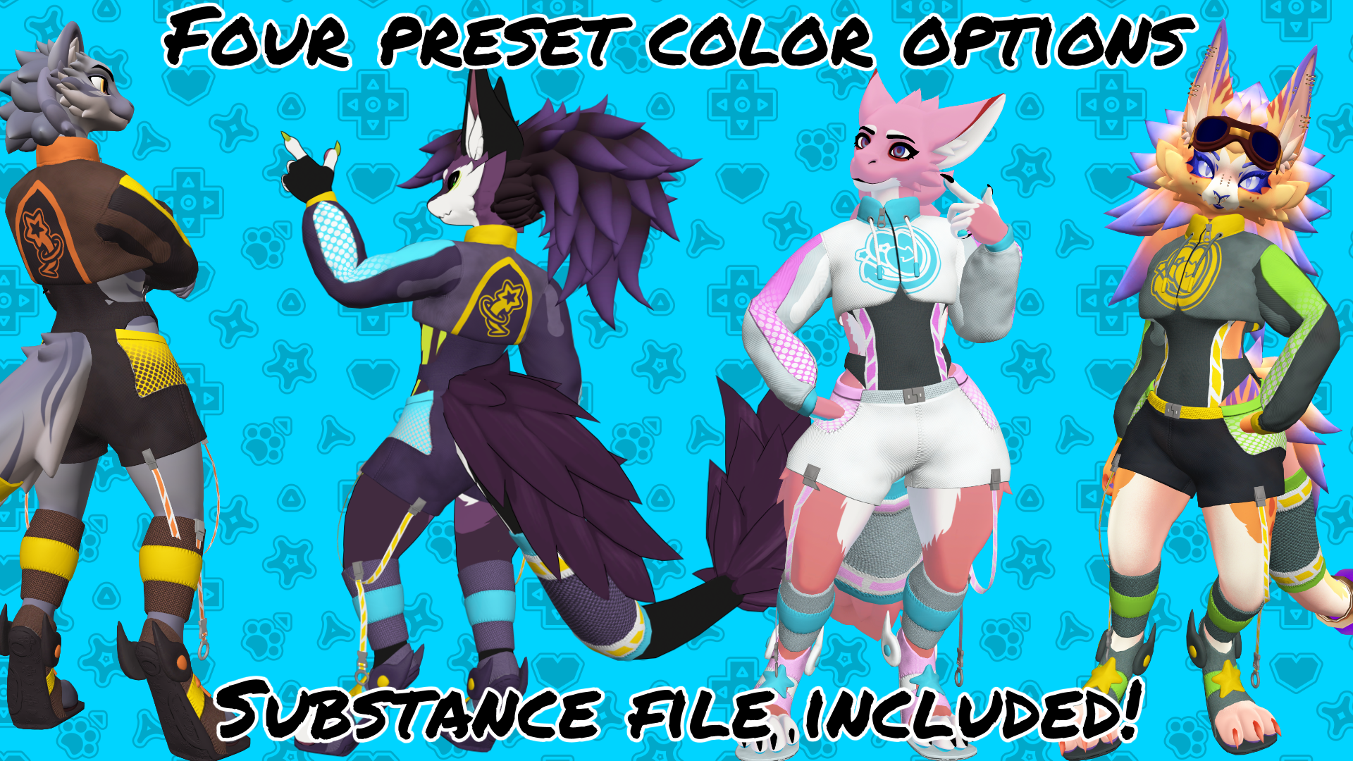 NXT Clothing Set ('Ultra' tech themed clothes, Multi av support)