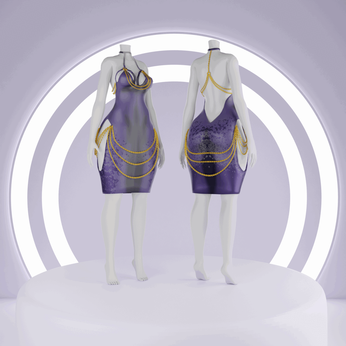 Dinzee's Short Chained Dress NITRO FREE 