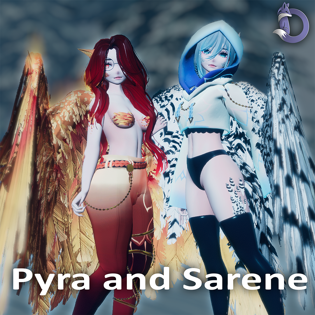 Pyra and Sarene by Dinzee_1