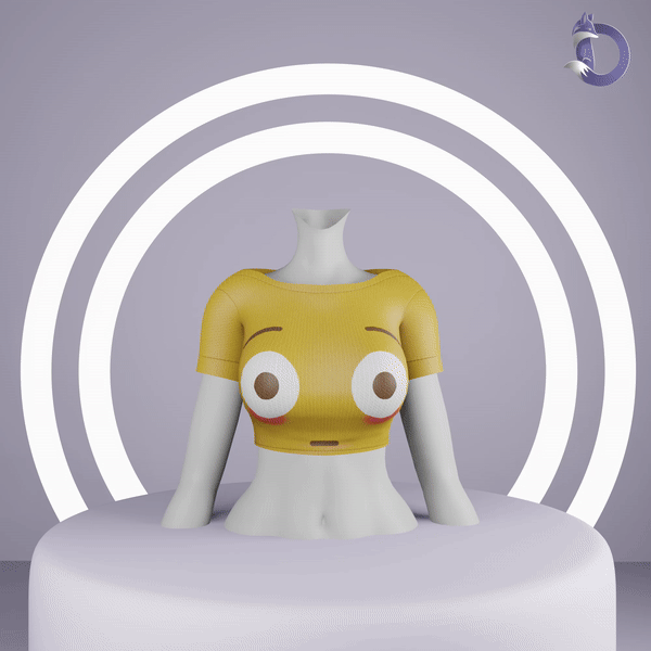 Dinzee's Emoji Croptop