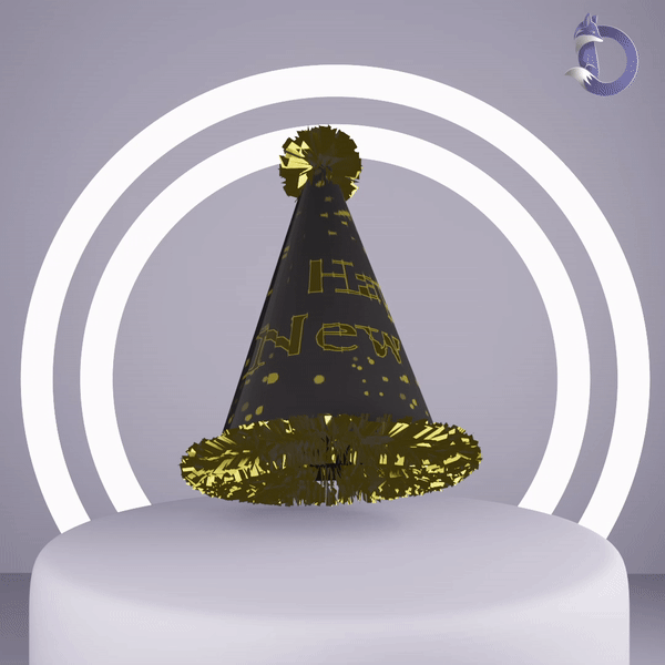 Dinzee's New Years Hat