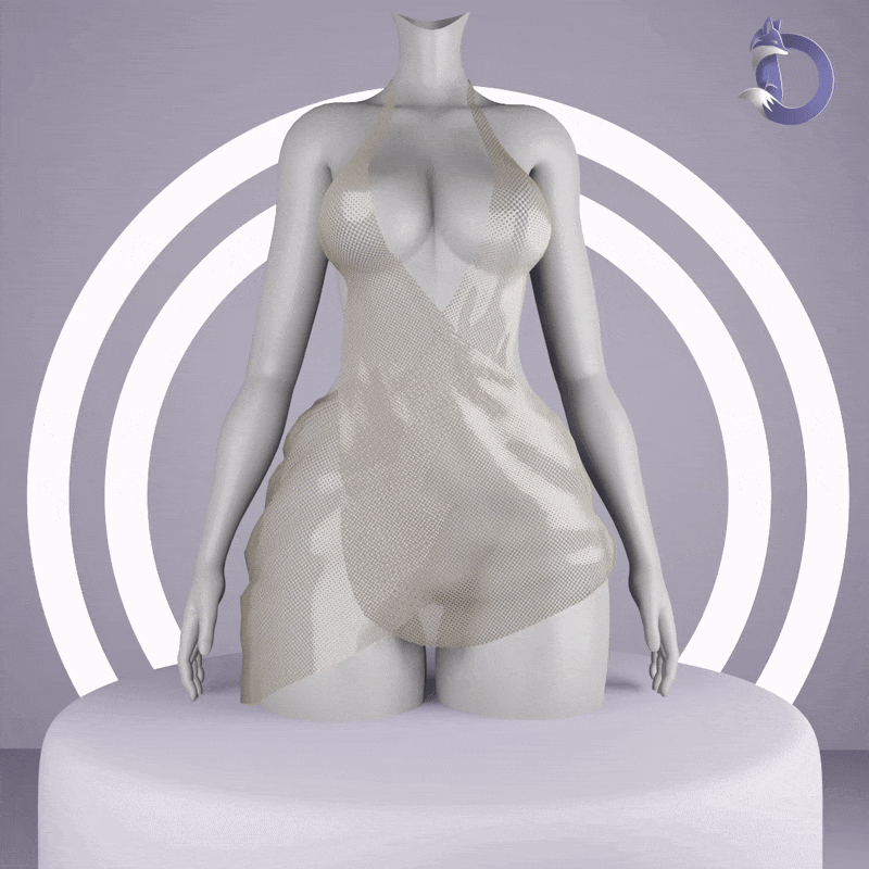 Dinzee's Rimestone Goddess Dress