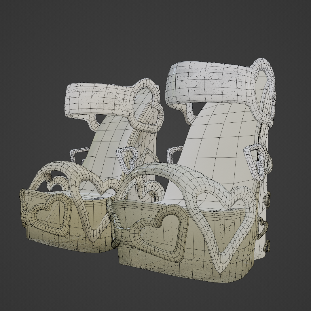 Dinzee's Heart Heels