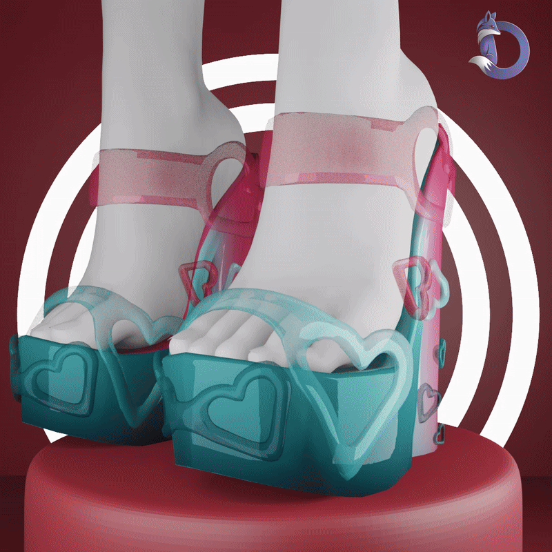 Dinzee's Heart Heels