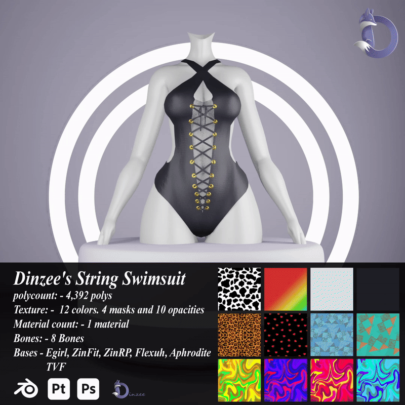 Dinzee's String Swimsuit