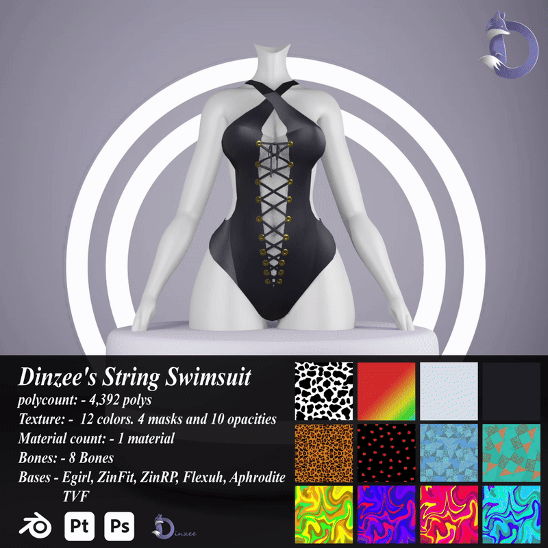 Dinzee's String Swimsuit