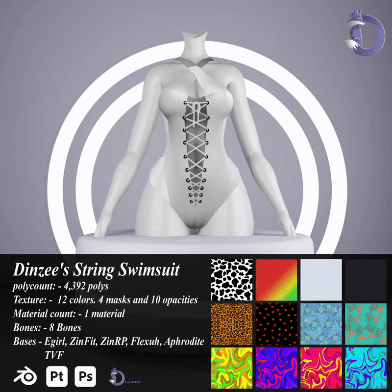 Dinzee's String Swimsuit