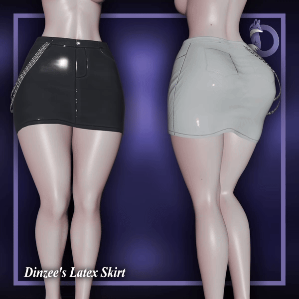 Dinzee's Latex Skirt 