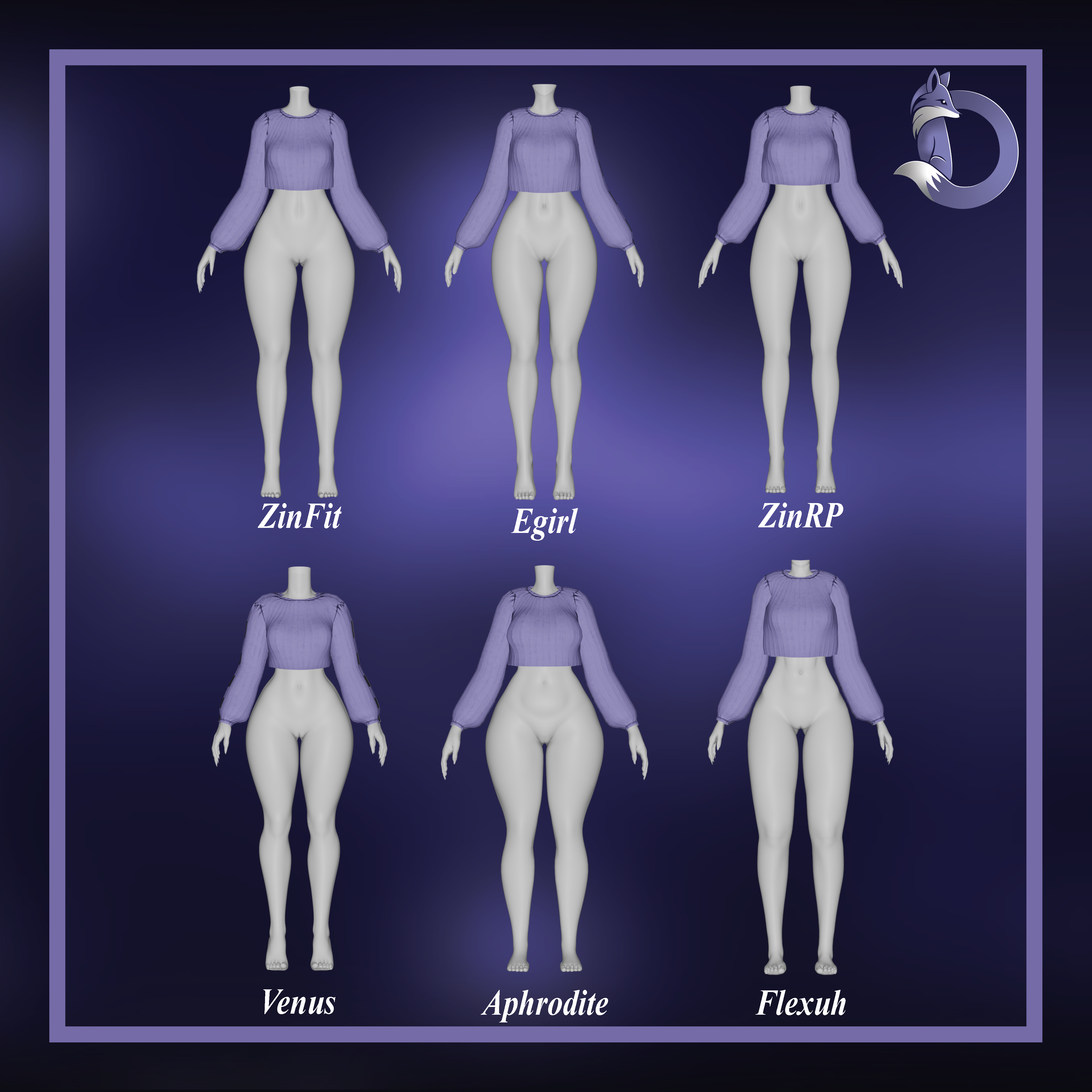 Dinzee's Cropped Stripped Sweater - Blank Texture DLC (FREE IN DISCORD SERVER)