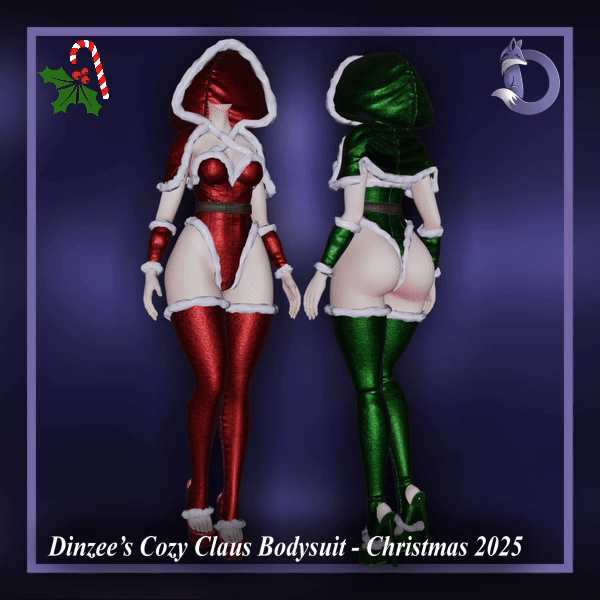 Dinzee’s Cozy Claus Bodysuit - Christmas 2025 