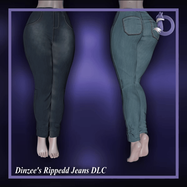 Dinzee's Ripped Jeans Texture  DLC (FREE IN DISCORD SERVER)