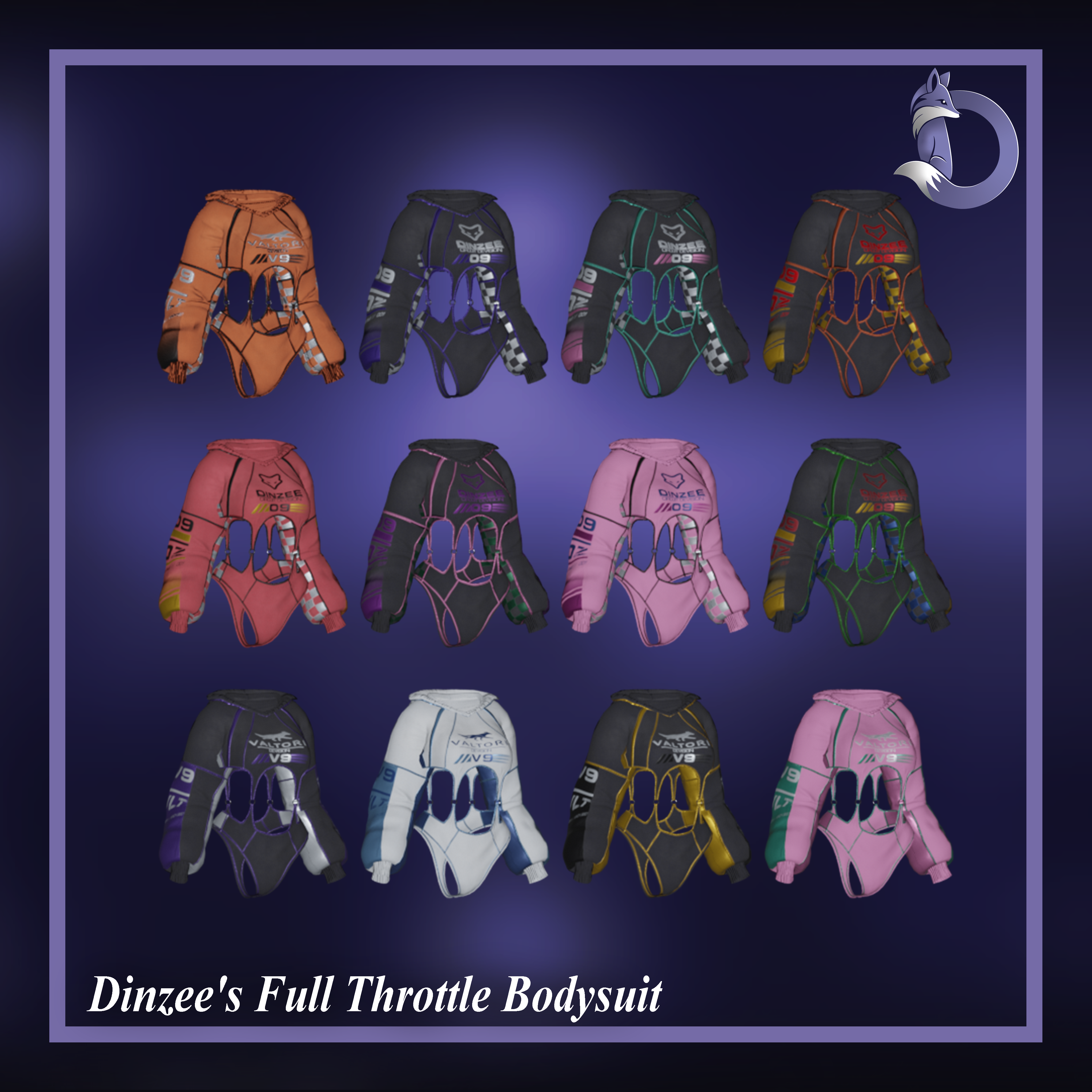 Dinzee's Full Throttle Bodysuit