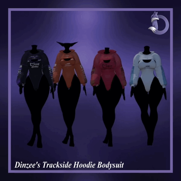 Dinzee's Trackside Hoodie Bodysuit