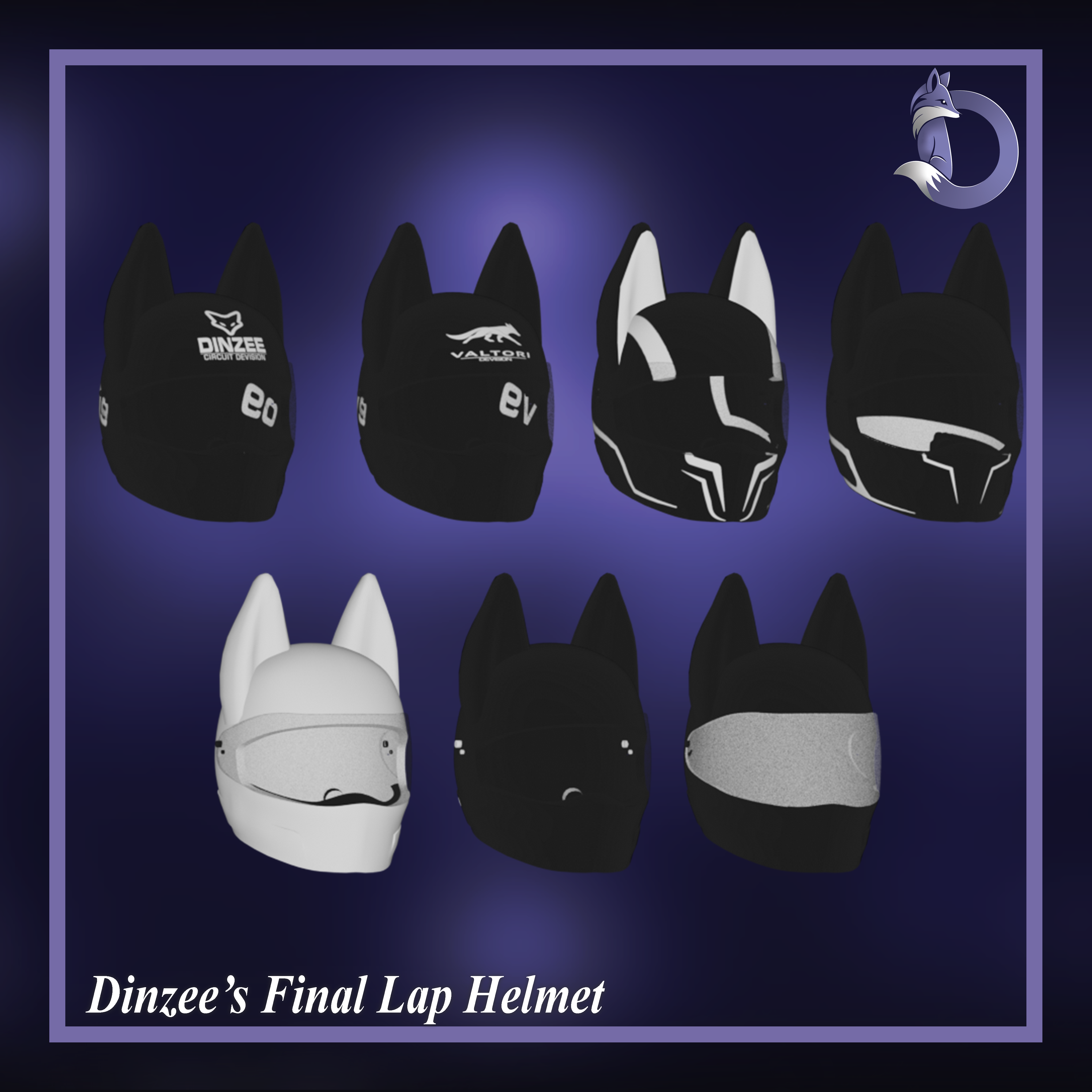 Dinzee's Final Lap Helmet