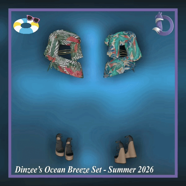 Dinzee's Ocean Breeze Set - Summer 2026