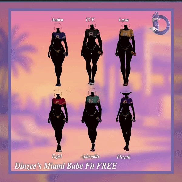 Dinzee's Miami Babe Fit FREE