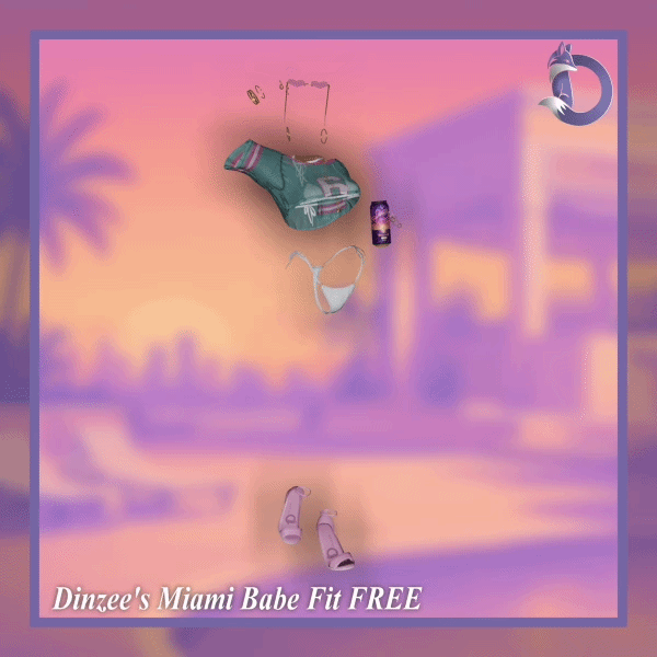 Dinzee's Miami Babe Fit FREE