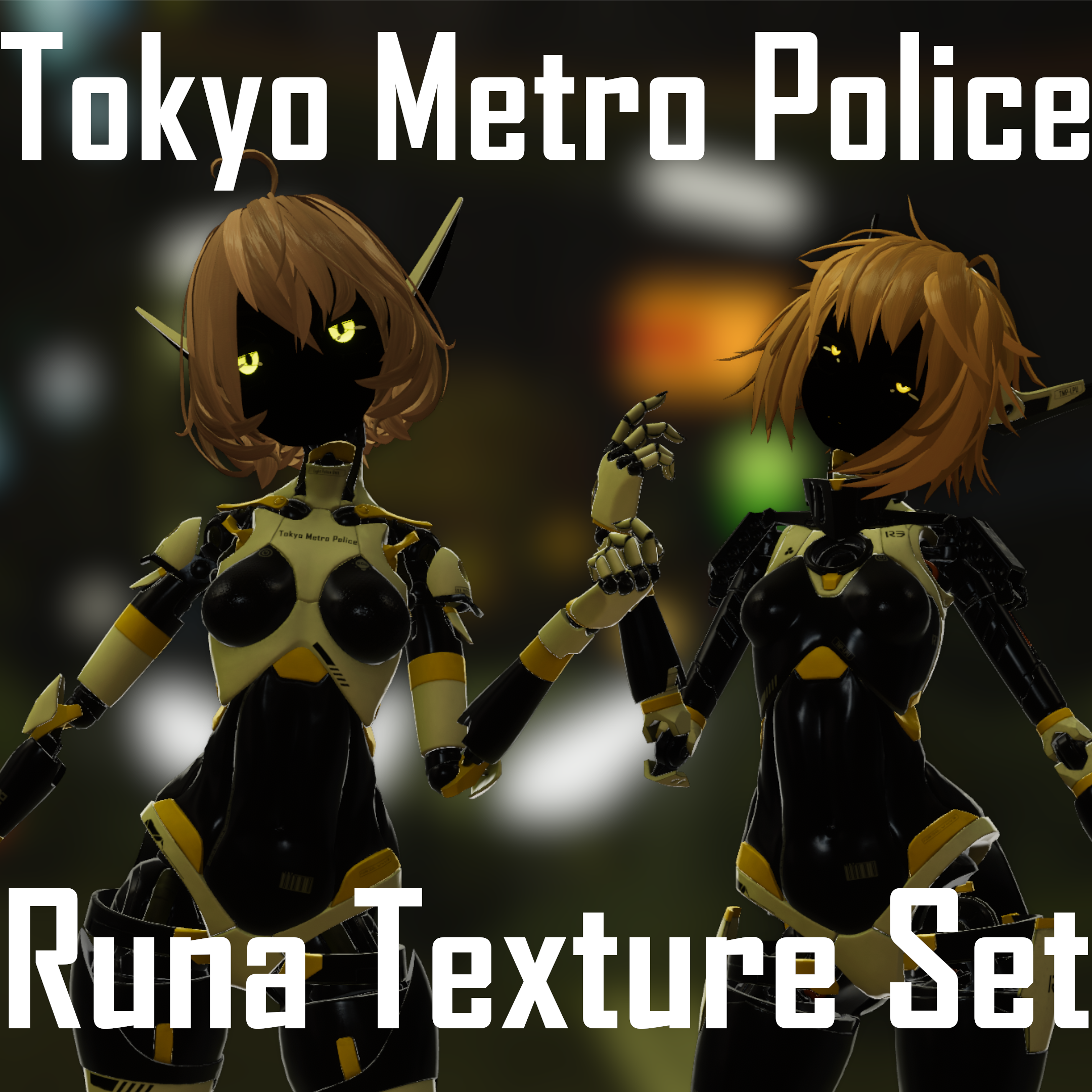 Tokyo Metro Police Runa Texture Set