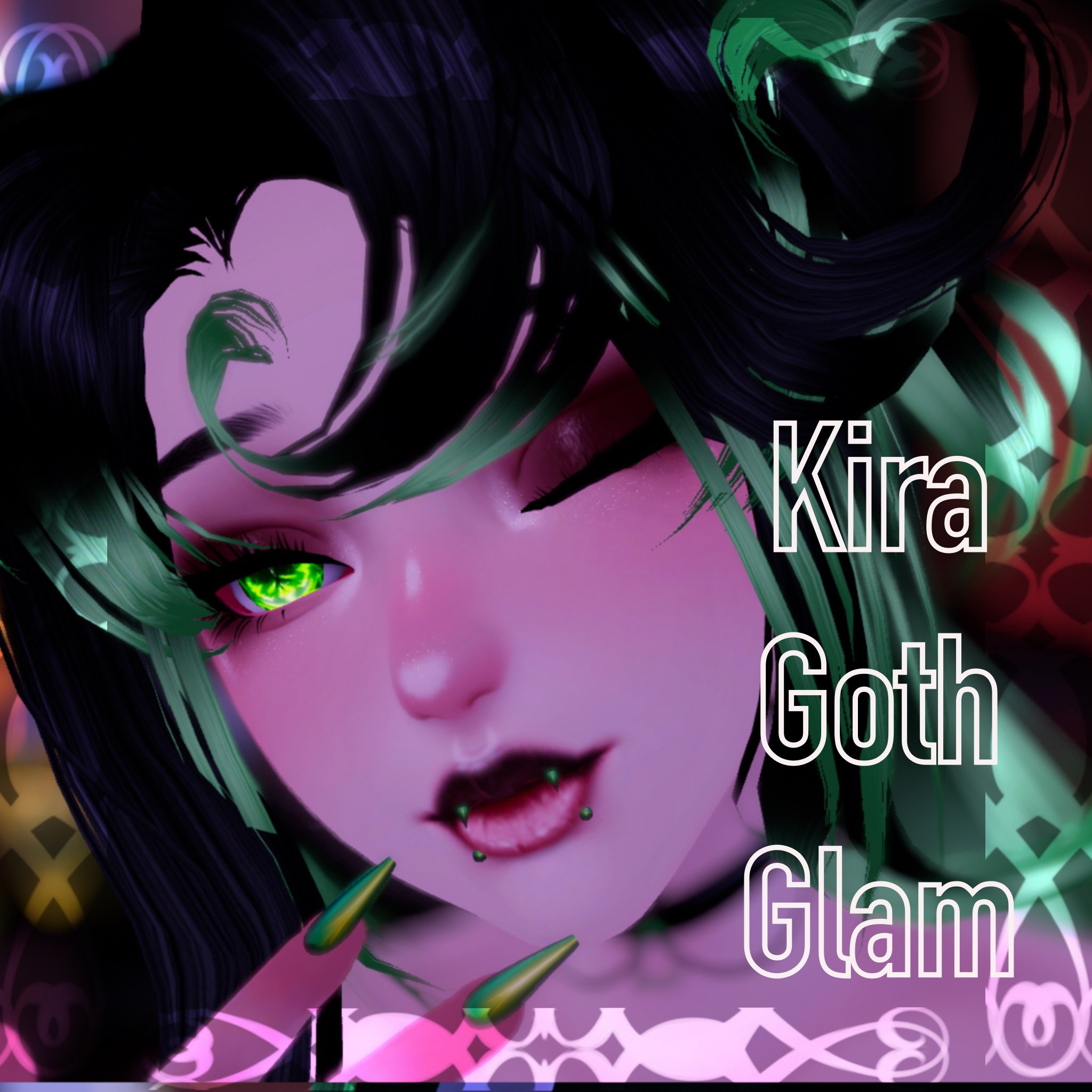 Kira Goth Glam Makeup |Amelia Head|