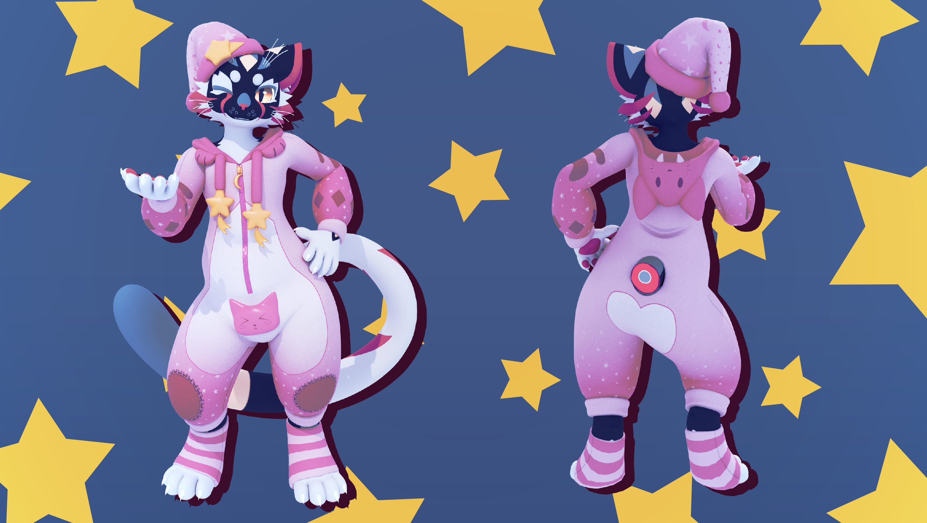 Mayu's Nightcat Pajama